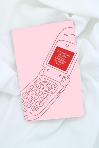Anime Marketi Retro Telefon A5 Çizgisiz Orta Boy Çok Renkli Not Defteri