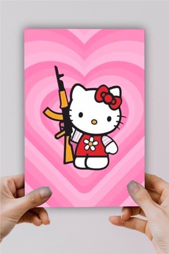 Sarang Hello Kitty A5 Çizgisiz Orta Boy Çok Renkli Not Defteri