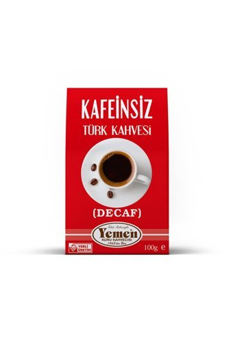 Yemen Kurukahve Kafeinsiz Sade Orta Kavrulmuş Türk Kahvesi 3x100 gr