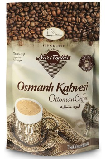 Kuru Kahveci Nuri Toplar Sade Orta Kavrulmuş Türk Kahvesi 250 gr