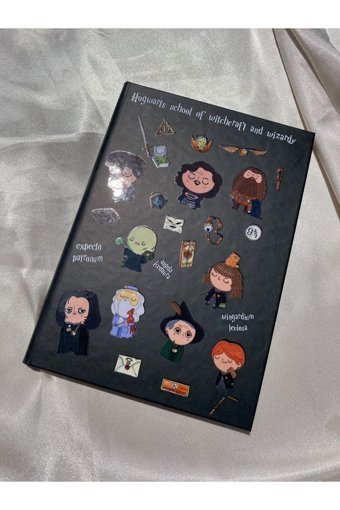 Kalici Egitim Emel Hoca Harry Potter A5 Çizgisiz Orta Boy Siyah Not Defteri