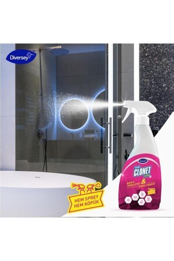 Diversey Clonet Extra Sprey Mutfak ve Banyo Temizleyici 750 ml