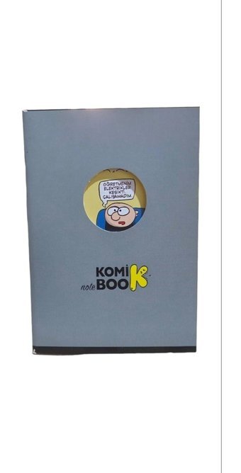 Paklon A7 Kareli Küçük Boy Gri Not Defteri