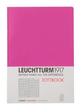Leuchtturm1917 A5 Kareli Orta Boy Beyaz Not Defteri