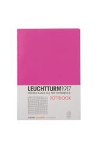 Leuchtturm1917 A5 Kareli Orta Boy Beyaz Not Defteri