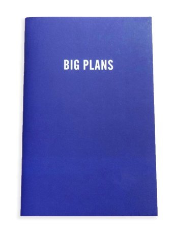 Prep Big Plans A5 Çizgisiz Orta Boy Lacivert Not Defteri