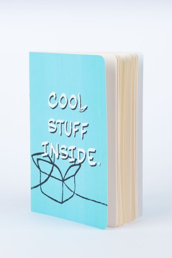 Mundo Shop Cool Stuff Inside A5 Çizgisiz Orta Boy Mavi Not Defteri