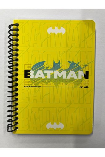 Keskin Color Batman A6 Çizgili Küçük Boy Sarı Not Defteri
