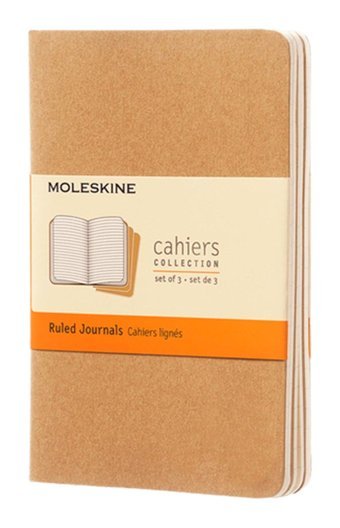 Moleskine Cahier Pocket A6 Çizgili Küçük Boy Çok Renkli 3'lü Not Defteri
