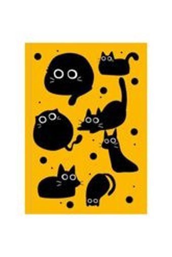 Bookalemun Yayınevi Kara Kedi A4 Çizgili Orta Boy Çok Renkli Not Defteri