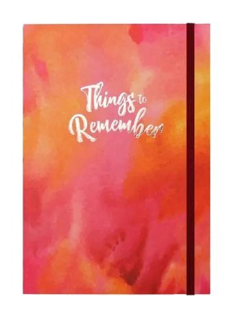 Konseptkutu Thing To Remember A5 Çizgili Orta Boy Pembe Not Defteri