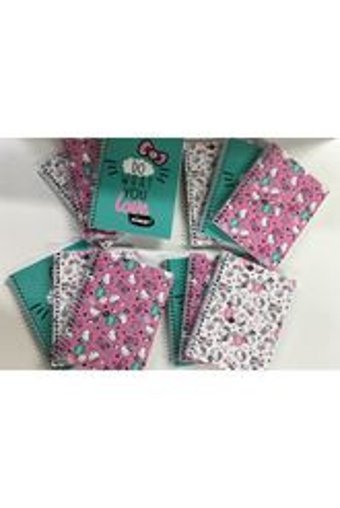 Mynote Hello Kitty A6 Çizgili Küçük Boy Çok Renkli Not Defteri