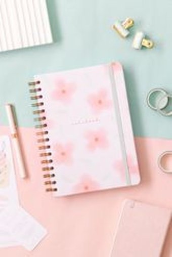 Matt Notebook A5 Kareli Orta Boy Beyaz Not Defteri