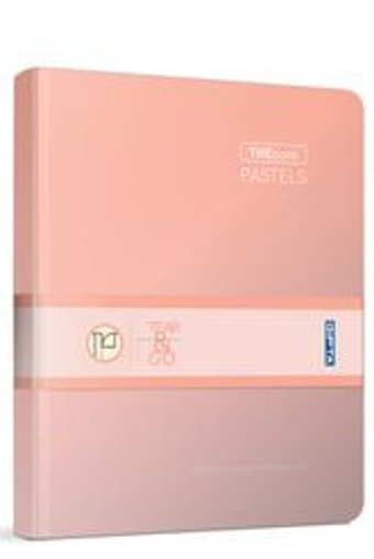 Gıpta The Book Pastel A4 Kareli Büyük Boy Somon Not Defteri