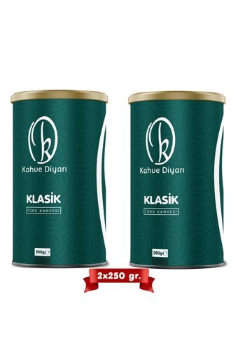 Kahve Diyarı Sade Orta Kavrulmuş Türk Kahvesi 2x250 gr