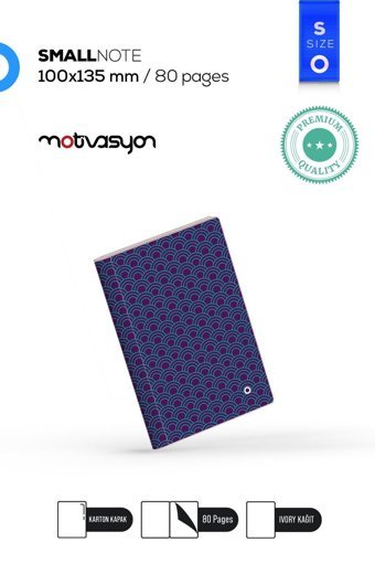 Motivasyon Yayınları Boss Serisi A5 Çizgisiz Orta Boy Turkuaz Not Defteri