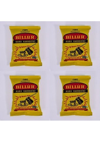 Billur Kuru Kahvecisi Sade Orta Kavrulmuş Türk Kahvesi 4x100 gr