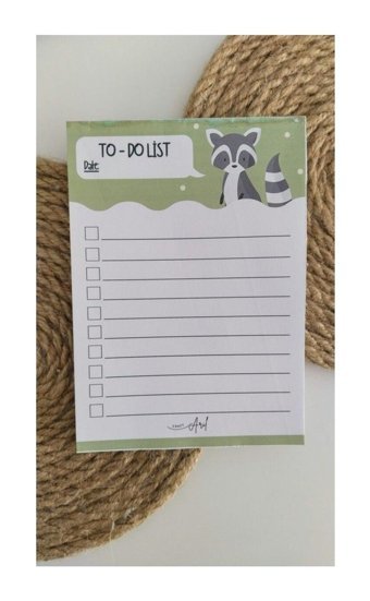 Arilcraft Rakun A6 Renkli Küçük Boy Çok Renkli Not Defteri
