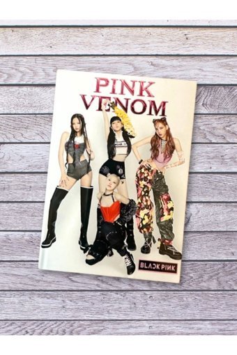 Kidol Blackpink A5 Çizgili Orta Boy Çok Renkli Not Defteri