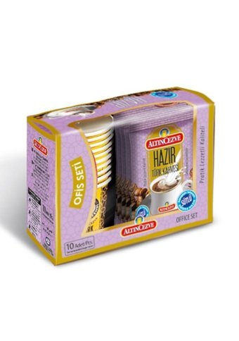Altıncezve Sütlü Sade Orta Kavrulmuş Türk Kahvesi 10x11 gr