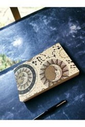 Yagmurluaksesuar Astroloji A7 Çizgisiz Küçük Boy Siyah Not Defteri