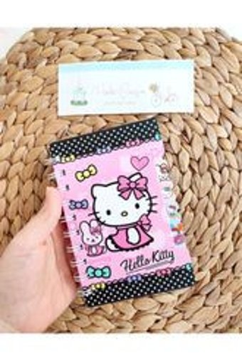 Pembe Çarşı Hello Kitty A6 Renkli Küçük Boy Çok Renkli Not Defteri