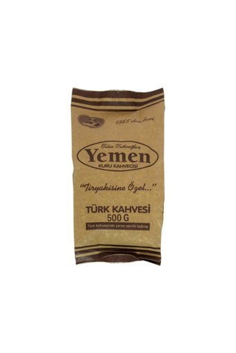 Yemen Kurukahve Sade Orta Kavrulmuş Türk Kahvesi 500 gr