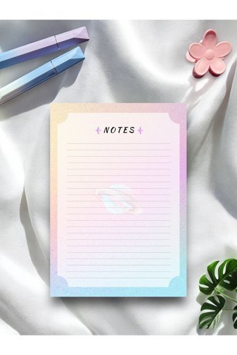 Mirya Notes Gezegen A5 Çizgili Orta Boy Çok Renkli Not Defteri