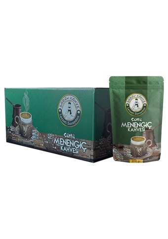 Saray Kahve Menengiç Sütlü Sade Orta Kavrulmuş Türk Kahvesi 24x200 gr