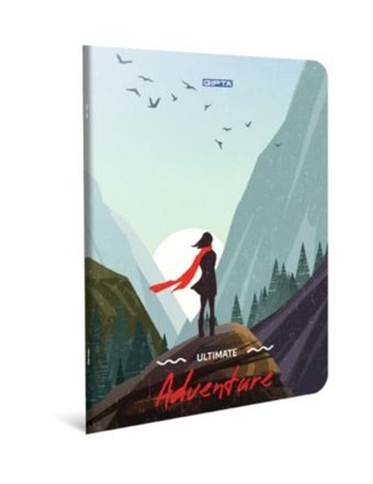 Gıpta Adventure A6 Çizgili Orta Boy Turuncu Not Defteri