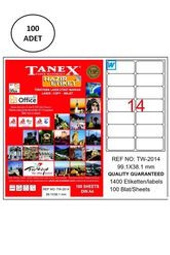 Tanex Tw-2014 A5 Çizgili Orta Boy Çok Renkli Not Defteri