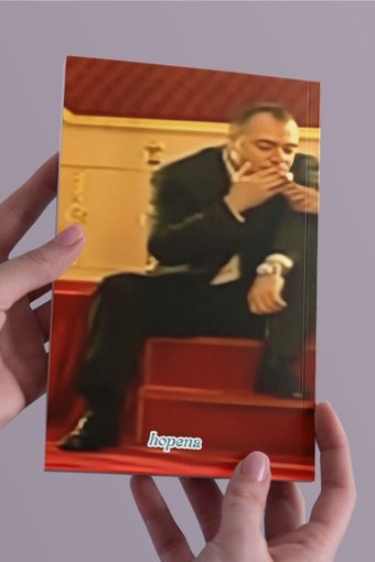 Hopena Kurtlar Vadisi Çakır Polat A5 Çizgisiz Orta Boy Çok Renkli Not Defteri
