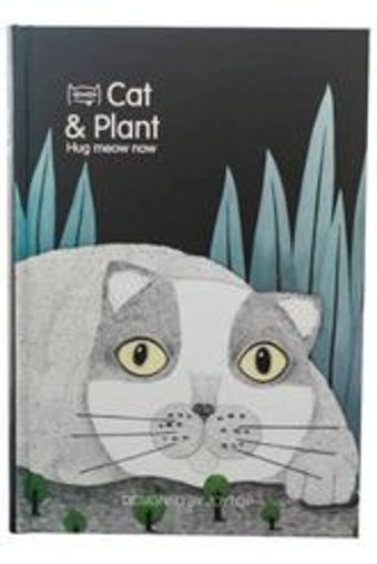 Joytoy Cat & Plant B5 Renkli Orta Boy Çok Renkli Not Defteri