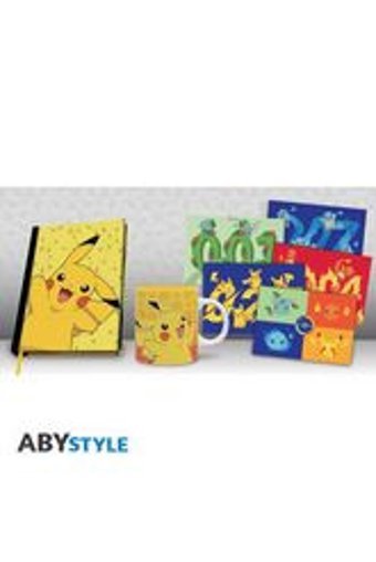 Abystyle Pokemon Abypck286 A6 Renkli Düz Küçük Boy Çok Renkli Set Not Defteri