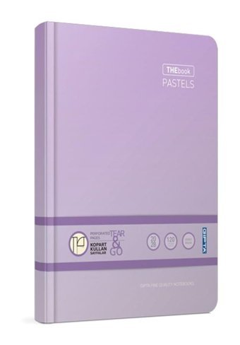 Gıpta Thebook Pastel A6 Çizgisiz Büyük Boy Çok Renkli Not Defteri