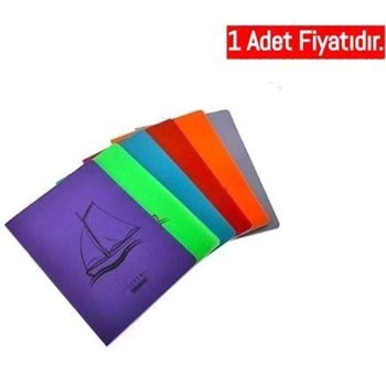 Meteksan A5 Çizgili Orta Boy Çok Renkli Not Defteri