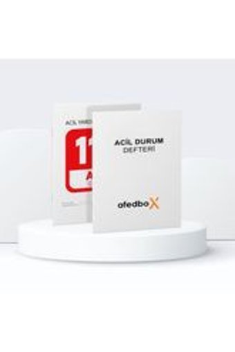 Afedbox A5 Çizgili Küçük Boy Beyaz Not Defteri
