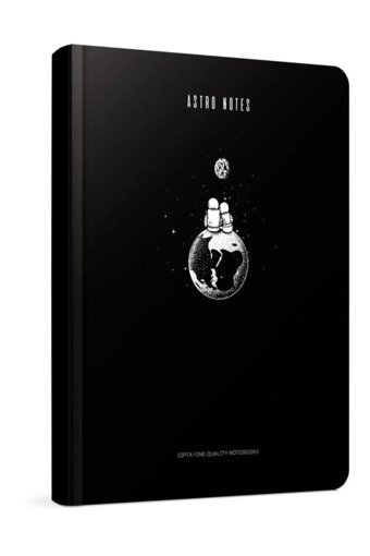 Gıpta Astro Notes A3 Noktalı Orta Boy Siyah Not Defteri