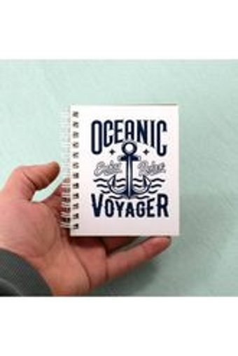 Hediyemen Voyager A6 Çizgisiz Küçük Boy Beyaz Not Defteri