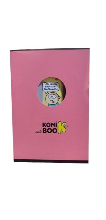 Paklon A7 Kareli Küçük Boy Pembe Not Defteri