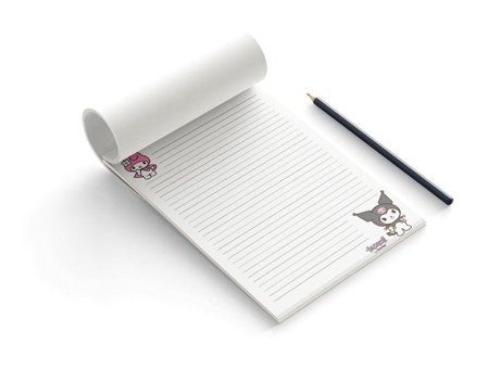 Tabby Design Kuromi A5 Çizgisiz Küçük Boy Çok Renkli Not Defteri