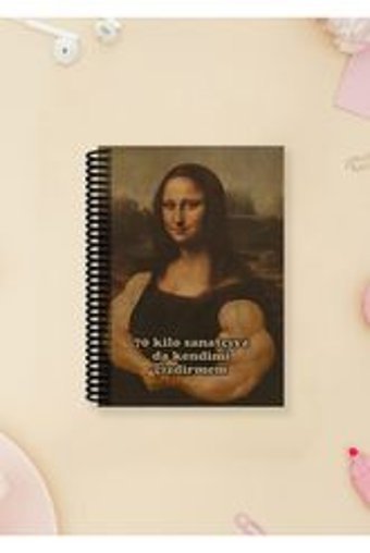 Namgo Mona Lisa A6 Çizgisiz Küçük Boy Çok Renkli Not Defteri