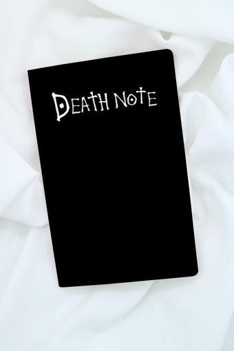 Anime Marketi Death Note A5 Çizgisiz Orta Boy Gri Not Defteri