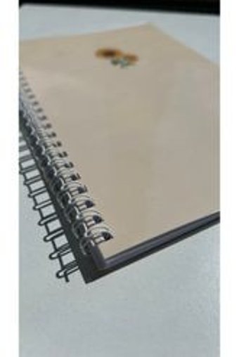Handeto Kraft Ayçiçeği A5 Çizgisiz Siyah Not Defteri