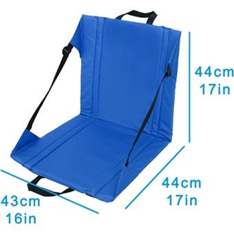 Ykd Store Sırtlıklı Polyester Katlanır Kamp Taburesi Siyah