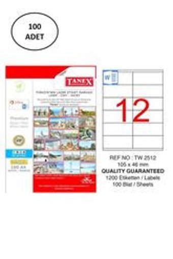 Tanex Tw-7512 A5 Çizgili Orta Boy Çok Renkli Not Defteri