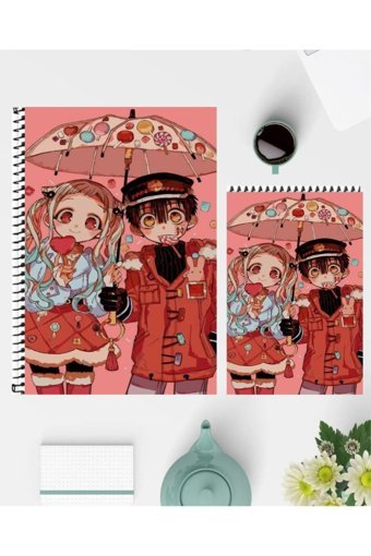Feroxby Hanako-Kun A5 Çizgisiz Çok Renkli Not Defteri
