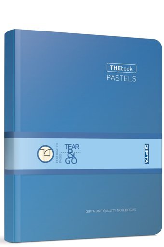 Gıpta The Book Pastel A4 Kareli Büyük Boy Mavi Not Defteri