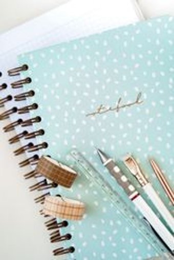 Matt Notebook A5 Kareli Orta Boy Yeşil Not Defteri