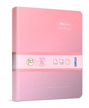 Gıpta The Book Pastel A5 Kareli Orta Boy Pembe Not Defteri